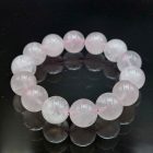 Rózsakvarc karkötő