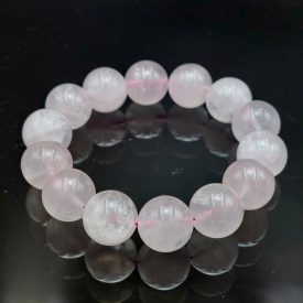 Rózsakvarc karkötő