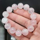 Rózsakvarc karkötő