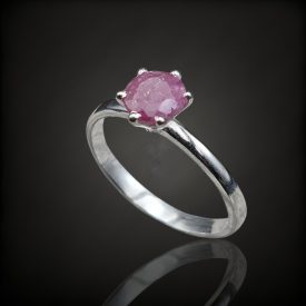 Rubin ezüst gyűrű