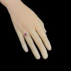 Rubin ezüst gyűrű