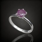Rubin ezüst gyűrű