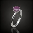 Rubin ezüst gyűrű