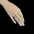 Rubin ezüst gyűrű