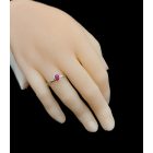 Rubin ezüst gyűrű