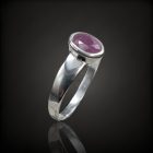 Rubin ezüst gyűrű