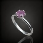 Rubin ezüst gyűrű