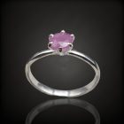 Rubin ezüst gyűrű