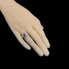 Rubin ezüst gyűrű