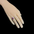 Rubin ezüst gyűrű