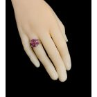 Rubin ezüst gyűrű