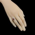 Rubin ezüst gyűrű