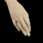 Rubin ezüst gyűrű