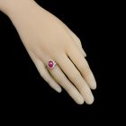 Rubin ezüst gyűrű