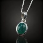 Smaragd ezüst medál