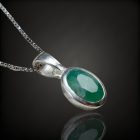 Smaragd ezüst medál