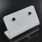 Spinell ezüst fülbevaló