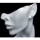 Tanzanit ezüst fülbevaló