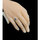 Tanzanit ezüst gyűrű