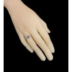 Tanzanit ezüst gyűrű