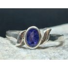 Tanzanit ezüst gyűrű