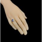 Tanzanit ezüst gyűrű