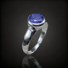 Tanzanit ezüst gyűrű