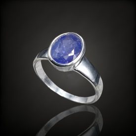Tanzanit ezüst gyűrű