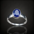 Tanzanit ezüst gyűrű