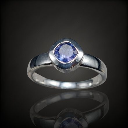 Tanzanit ezüst gyűrű