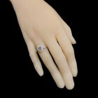 Tanzanit ezüst gyűrű