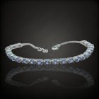 Tanzanit ezüst karkötő