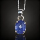 Tanzanit ezüst medál