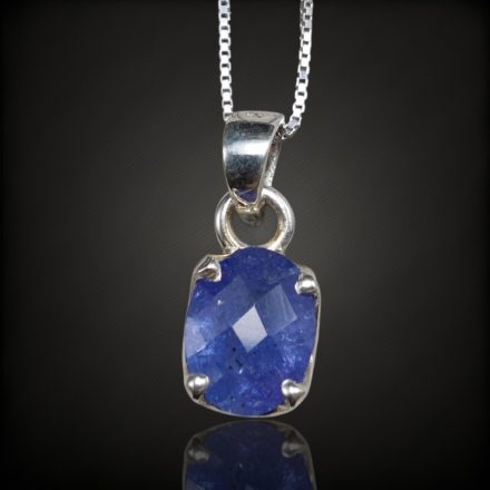 Tanzanit ezüst medál