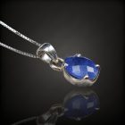 Tanzanit ezüst medál