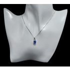 Tanzanit ezüst medál