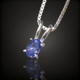 Tanzanit ezüst medál
