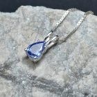 Tanzanit ezüst medál