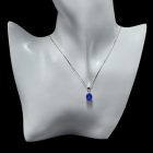 Tanzanit ezüst medál