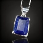 Tanzanit ezüst medál