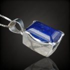 Tanzanit ezüst medál