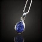 Tanzanit ezüst medál