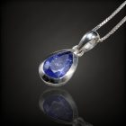 Tanzanit ezüst medál