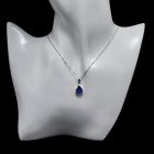 Tanzanit ezüst medál