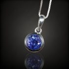 Tanzanit ezüst medál