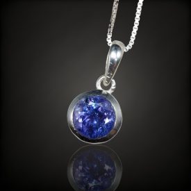 Tanzanit ezüst medál