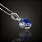 Tanzanit ezüst medál