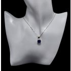 Tanzanit ezüst medál