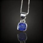 Tanzanit ezüst medál