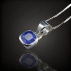 Tanzanit ezüst medál